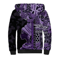 Personalized African Lady Lupus Awareness Sherpa Hoodie Fight Support Cure