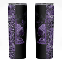 Personalized African Lady Lupus Awareness Skinny Tumbler Fight Support Cure