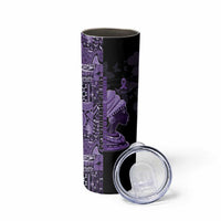 Personalized African Lady Lupus Awareness Skinny Tumbler Fight Support Cure