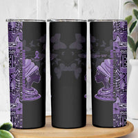Personalized African Lady Lupus Awareness Skinny Tumbler Fight Support Cure