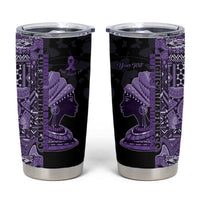 Personalized African Lady Lupus Awareness Tumbler Cup Fight Support Cure