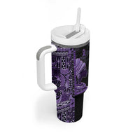 Personalized African Lady Lupus Awareness Tumbler With Handle Fight Support Cure