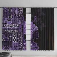 African Lady Lupus Awareness Window Curtain Fight Support Cure