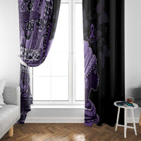 African Lady Lupus Awareness Window Curtain Fight Support Cure