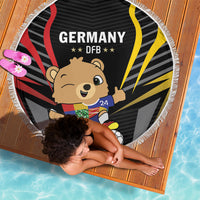 Germany 2024 Football Beach Blanket DFB Team Black Version - Wonder Print Shop
