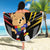 Germany 2024 Football Beach Blanket DFB Team Black Version - Wonder Print Shop