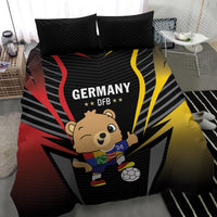 Germany 2024 Football Bedding Set DFB Team Black Version - Wonder Print Shop
