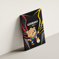 Germany 2024 Football Canvas Wall Art DFB Team Black Version - Wonder Print Shop