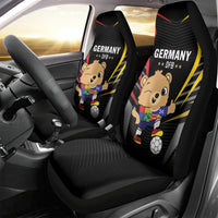 Germany 2024 Football Car Seat Cover DFB Team Black Version - Wonder Print Shop