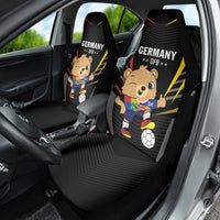 Germany 2024 Football Car Seat Cover DFB Team Black Version - Wonder Print Shop