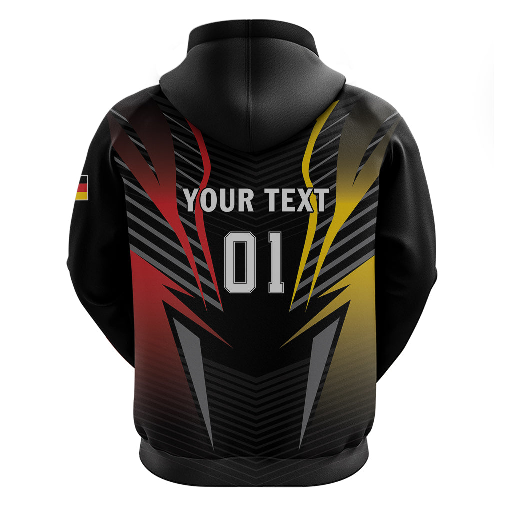 Personalized Germany 2024 Football Hoodie DFB Team Black Version - Wonder Print Shop
