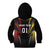 Personalized Germany 2024 Football Kid Hoodie DFB Team Black Version - Wonder Print Shop