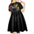 Personalized Germany 2024 Football Kid Short Sleeve Dress DFB Team Black Version - Wonder Print Shop