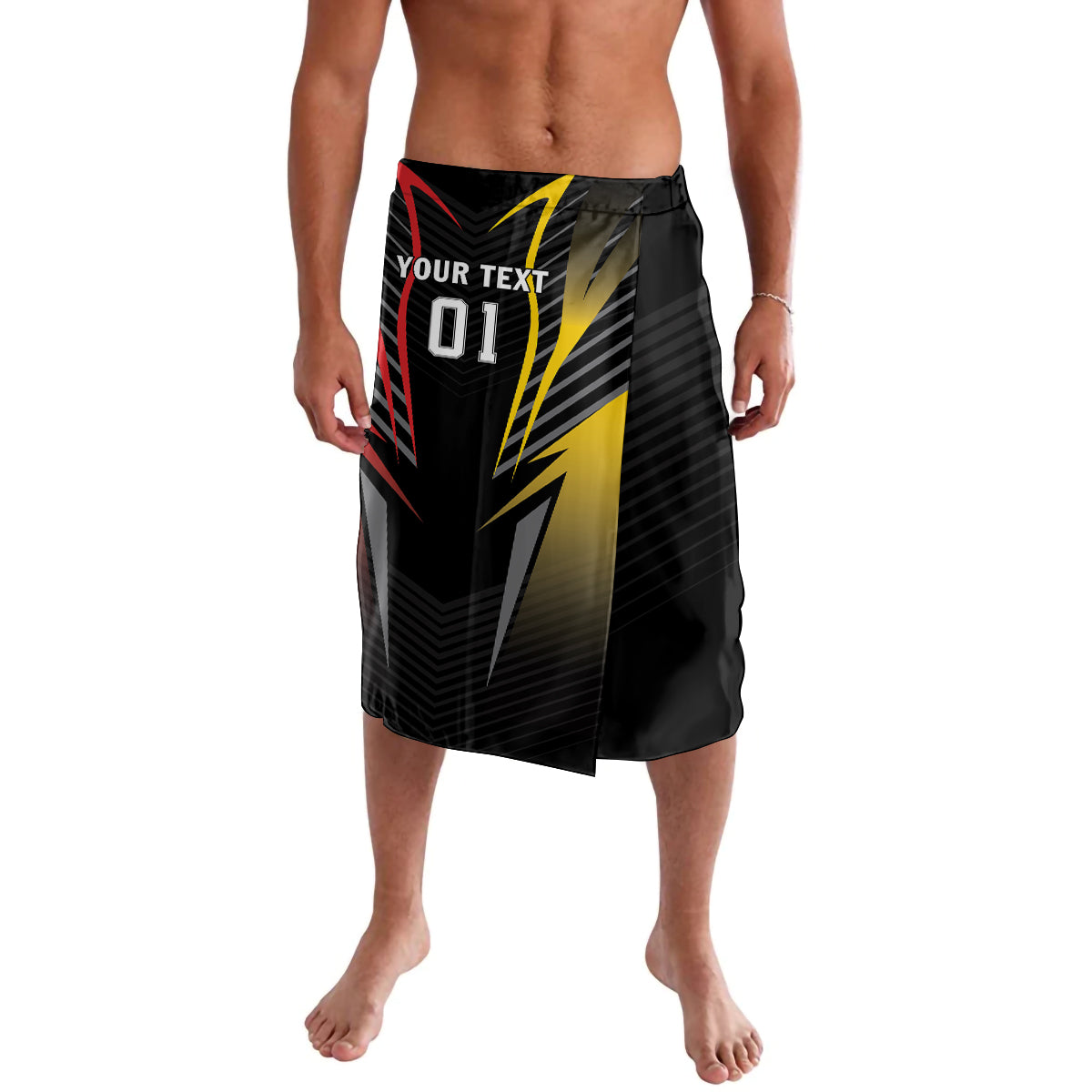 Personalized Germany 2024 Football Lavalava DFB Team Black Version - Wonder Print Shop