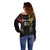 Personalized Germany 2024 Football Off Shoulder Sweater DFB Team Black Version - Wonder Print Shop