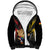 Personalized Germany 2024 Football Sherpa Hoodie DFB Team Black Version - Wonder Print Shop