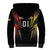 Personalized Germany 2024 Football Sherpa Hoodie DFB Team Black Version - Wonder Print Shop