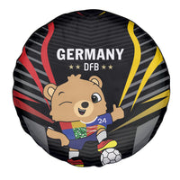 Germany 2024 Football Spare Tire Cover DFB Team Black Version - Wonder Print Shop