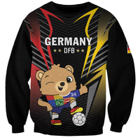 Personalized Germany 2024 Football Sweatshirt DFB Team Black Version - Wonder Print Shop