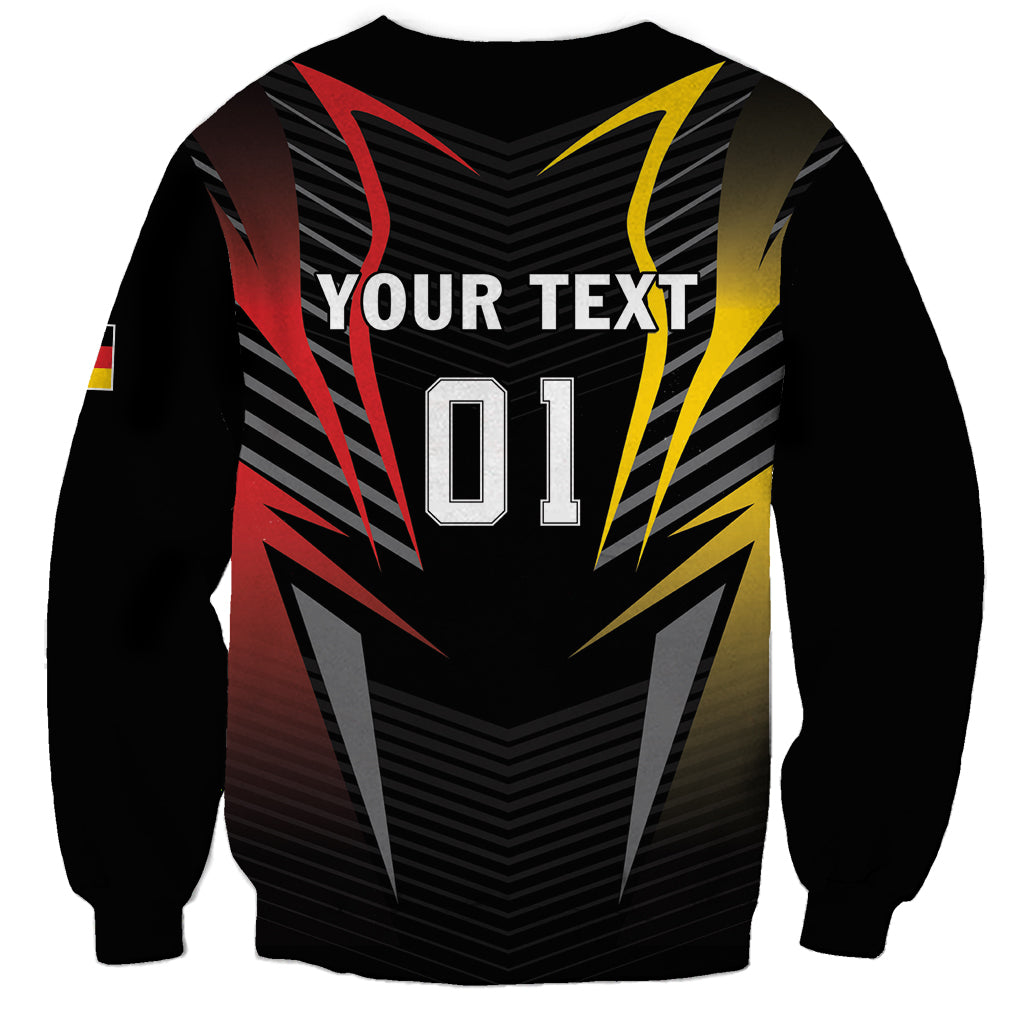Personalized Germany 2024 Football Sweatshirt DFB Team Black Version - Wonder Print Shop