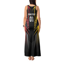 Personalized Germany 2024 Football Tank Maxi Dress DFB Team Black Version - Wonder Print Shop
