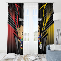 Germany 2024 Football Window Curtain DFB Team Black Version - Wonder Print Shop