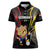 Personalized Germany 2024 Football Women Polo Shirt DFB Team Black Version - Wonder Print Shop