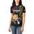 Personalized Germany 2024 Football Women Polo Shirt DFB Team Black Version - Wonder Print Shop