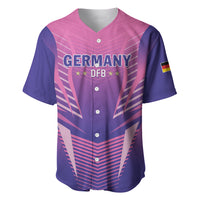 Personalized Germany 2024 Football Baseball Jersey DFB Team Pink Version - Wonder Print Shop