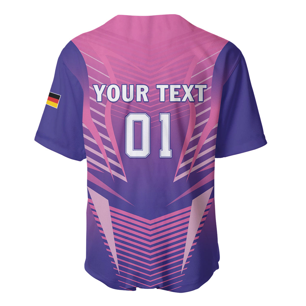 Personalized Germany 2024 Football Baseball Jersey DFB Team Pink Version - Wonder Print Shop