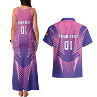 Personalized Germany 2024 Football Couples Matching Tank Maxi Dress and Hawaiian Shirt DFB Team Pink Version - Wonder Print Shop