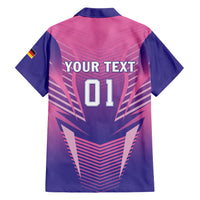 Personalized Germany 2024 Football Family Matching Short Sleeve Bodycon Dress and Hawaiian Shirt DFB Team Pink Version - Wonder Print Shop