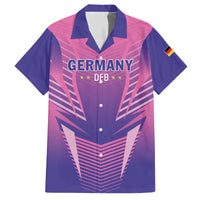 Personalized Germany 2024 Football Family Matching Tank Maxi Dress and Hawaiian Shirt DFB Team Pink Version - Wonder Print Shop