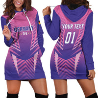 Personalized Germany 2024 Football Hoodie Dress DFB Team Pink Version - Wonder Print Shop
