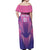 Personalized Germany 2024 Football Off Shoulder Maxi Dress DFB Team Pink Version - Wonder Print Shop