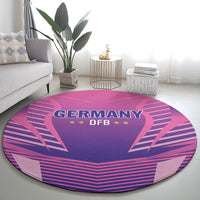 Germany 2024 Football Round Carpet DFB Team Pink Version