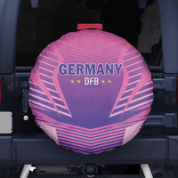 Germany 2024 Football Spare Tire Cover DFB Team Pink Version - Wonder Print Shop