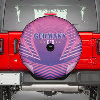 Germany 2024 Football Spare Tire Cover DFB Team Pink Version - Wonder Print Shop