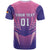 Personalized Germany 2024 Football T Shirt DFB Team Pink Version - Wonder Print Shop