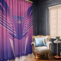 Germany 2024 Football Window Curtain DFB Team Pink Version - Wonder Print Shop