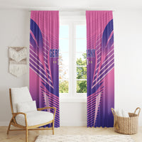 Germany 2024 Football Window Curtain DFB Team Pink Version - Wonder Print Shop