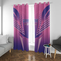 Germany 2024 Football Window Curtain DFB Team Pink Version - Wonder Print Shop