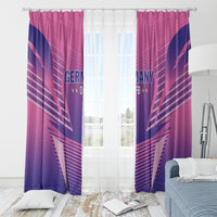 Germany 2024 Football Window Curtain DFB Team Pink Version - Wonder Print Shop