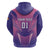 Personalized Germany 2024 Football Zip Hoodie DFB Team Pink Version - Wonder Print Shop