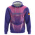 Personalized Germany 2024 Football Zip Hoodie DFB Team Pink Version - Wonder Print Shop