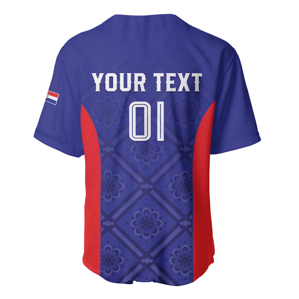 Personalized Croatia 2024 Football Baseball Jersey Hrvatska Vatreni - Wonder Print Shop