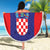 Croatia 2024 Football Beach Blanket Hrvatska Vatreni - Wonder Print Shop