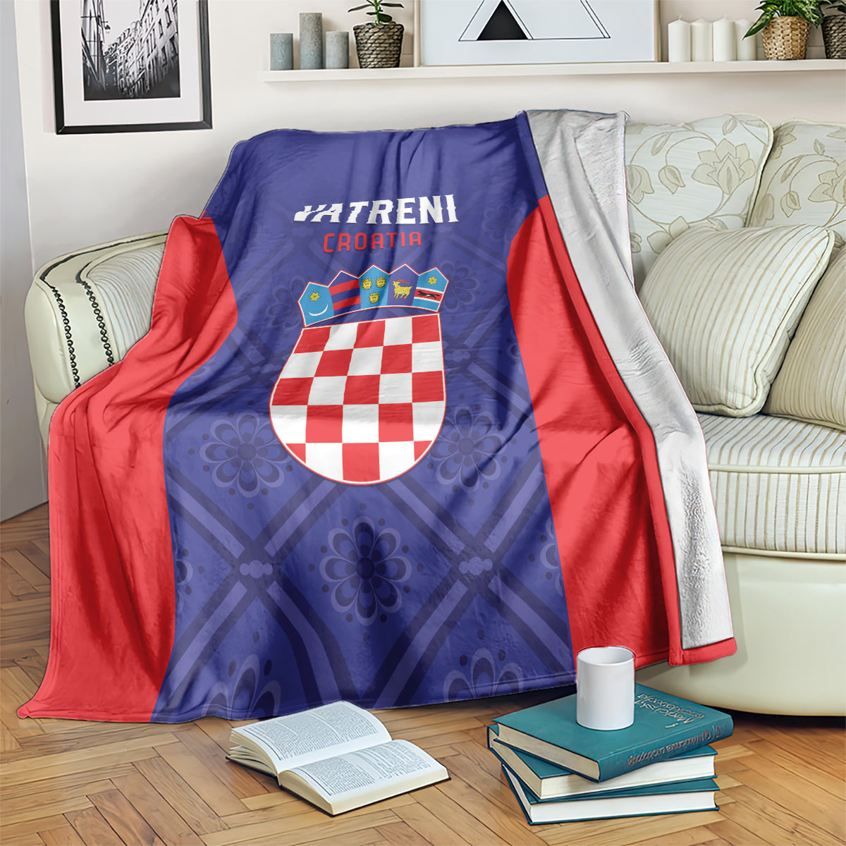 Croatia 2024 Football Blanket Hrvatska Vatreni