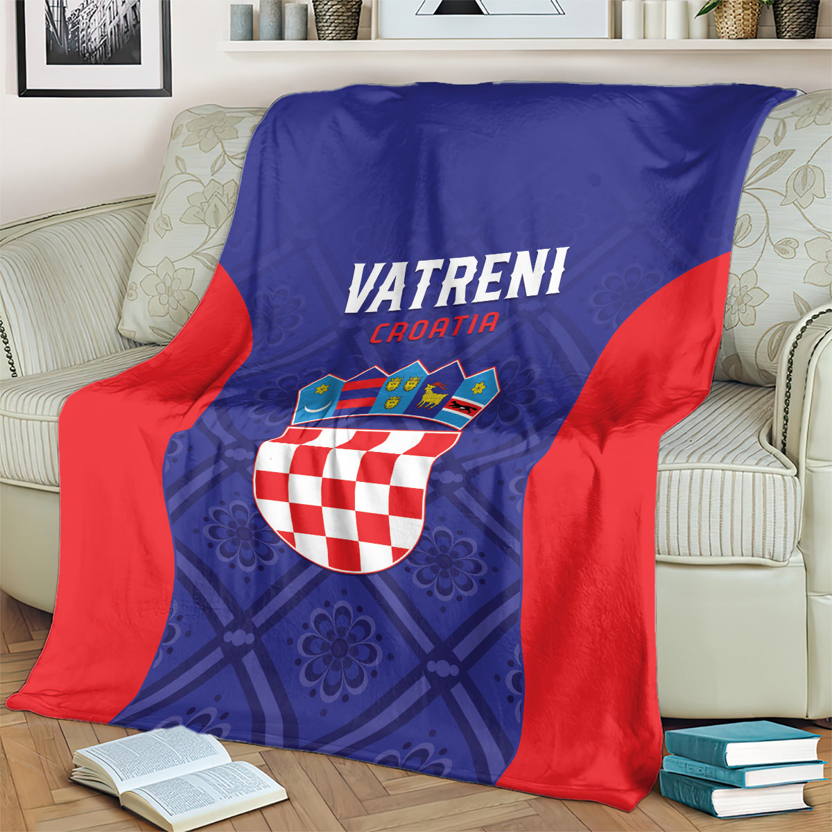 Croatia 2024 Football Blanket Hrvatska Vatreni