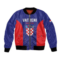Personalized Croatia 2024 Football Bomber Jacket Hrvatska Vatreni - Wonder Print Shop